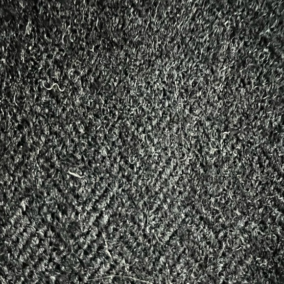 Gerald Austin Grey Herringbone Top Trench Coat 40 - Picture 9 of 11